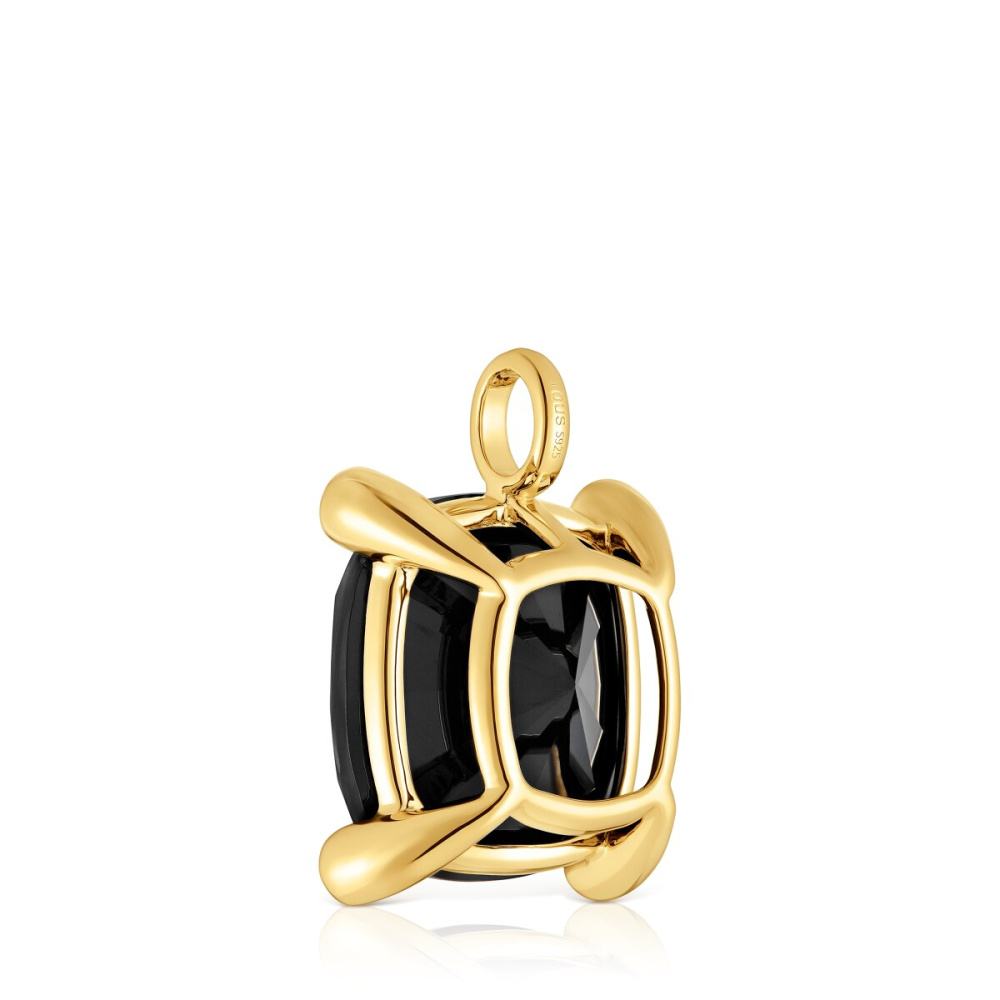 Кулон Color Black из вермеля с ониксом фото 4
