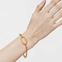Соединительное кольцо Hold Oval из вермеля
