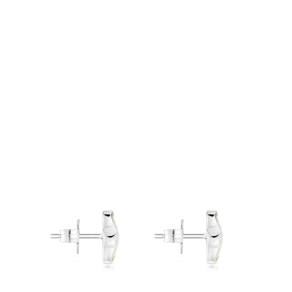 Серьги Icon Color из серебра с перламутром фото 3