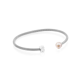 Браслет Mesh из серебра с жемчугом