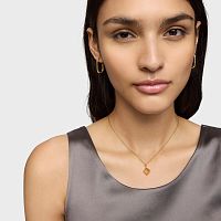 Кулон Medallions из вермеля с цитрином. 