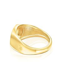 Золотое кольцо Oursin Signet
