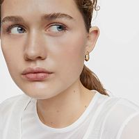Серьги-кольца Basics из вермеля