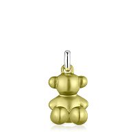 Кулон Bold Bear из стали с лаймовым покрытием
