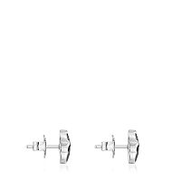 Серьги из серебра с ониксом