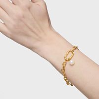 Браслет Hold Oval из вермеля