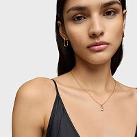 Кулон Medallions из вермеля с аквамарином