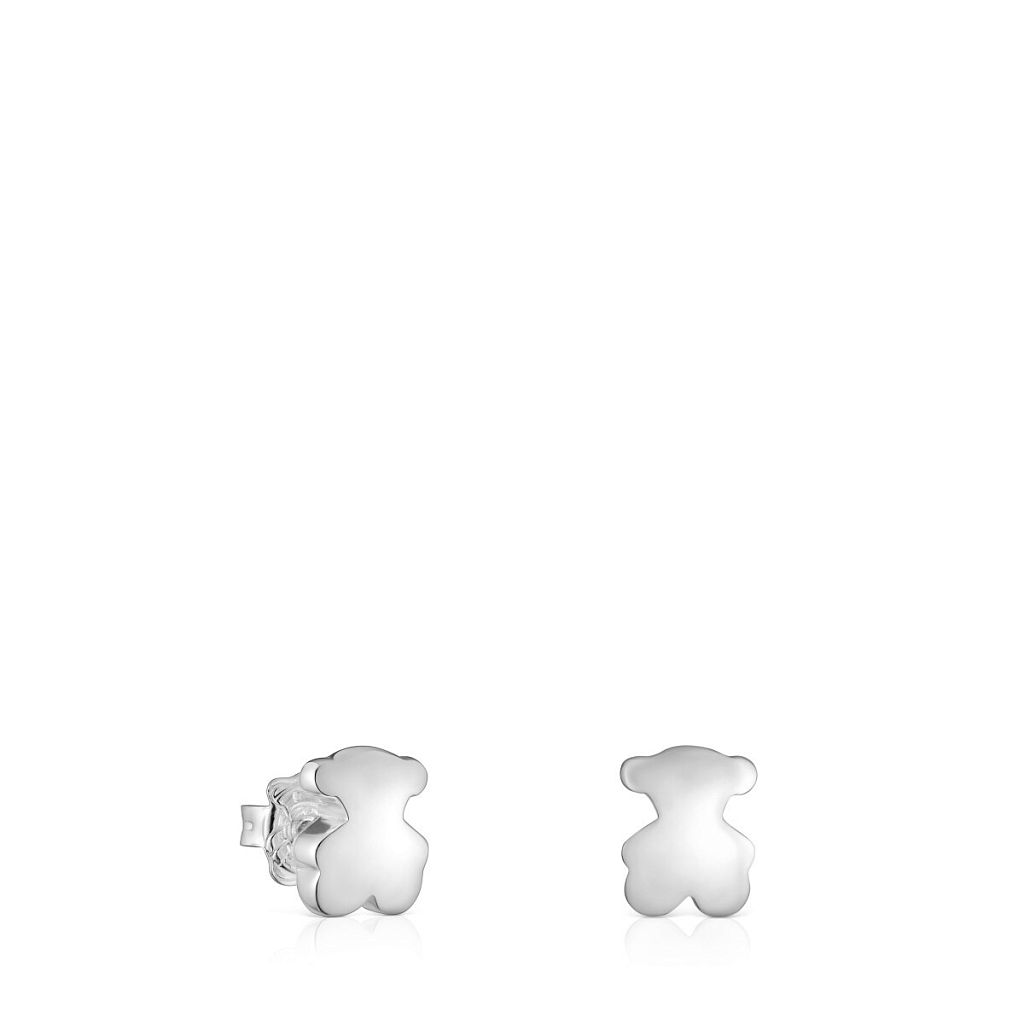 Серьги Bold Motif из серебра