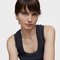 Кулон из серебра с жемчугом