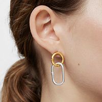 Соединительное кольцо Hold Oval из серебра