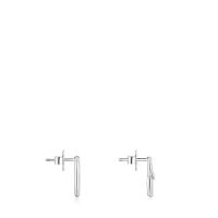 Серьги Hold Oval из серебра