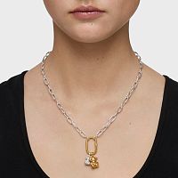 Колье Hold Oval из серебра