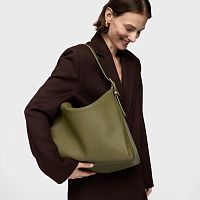 Сумка-хобо Fold из натуральной кожи