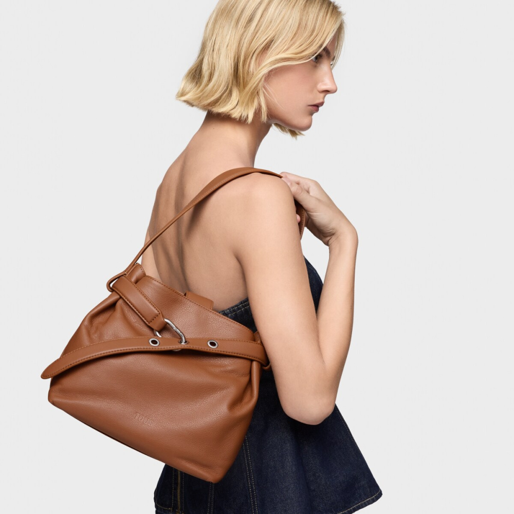 Cумка-хобо Hold из натуральной кожи фото 6