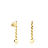 Серьги Bold Motif из вермеля