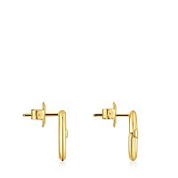 Серьги Hold Oval из вермеля
