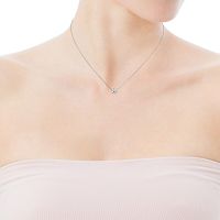 Колье Blume из белого золота с бриллиантами