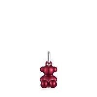 Кулон Bold Bear из стали с красным покрытием