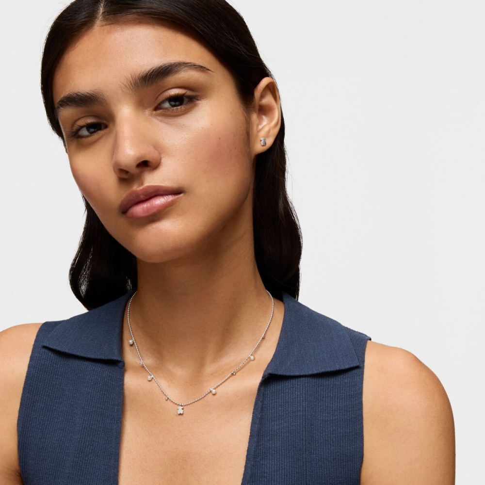 Колье Sweet Dolls из серебра с жемчугом фото 5