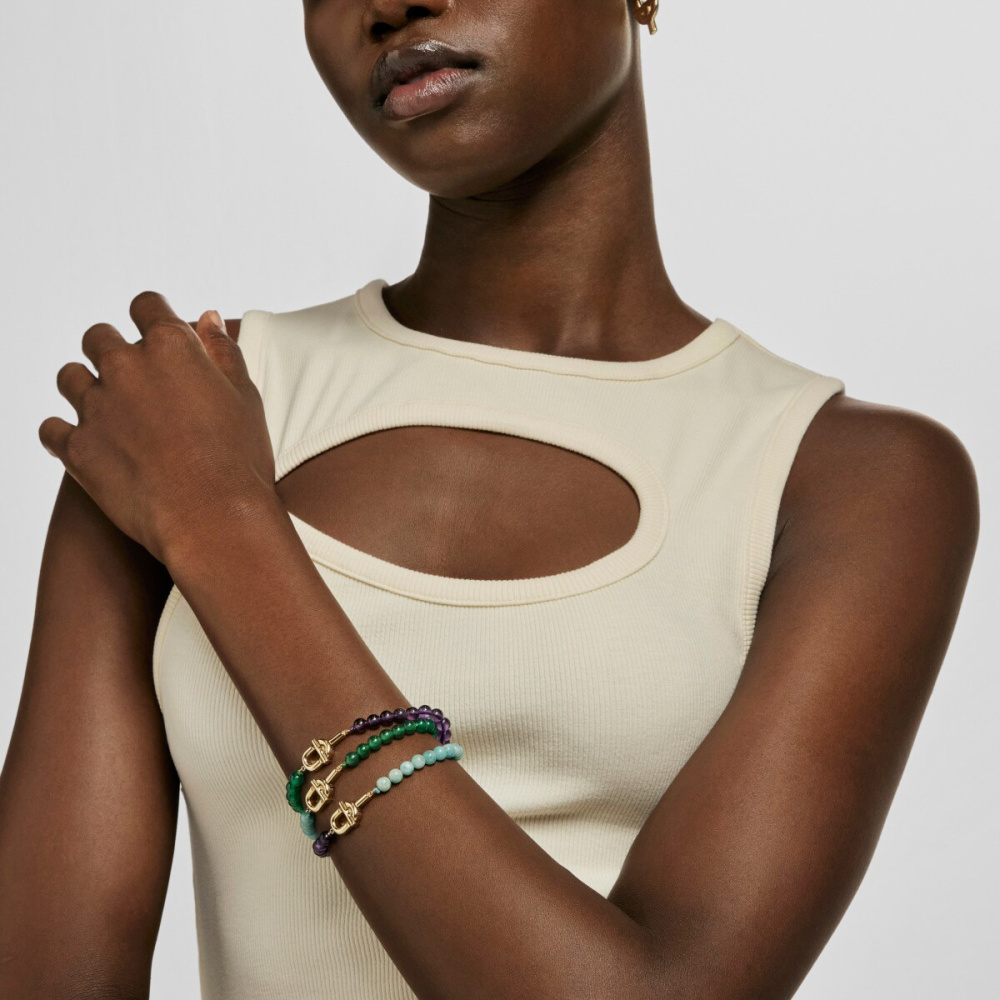 Браслет TOUS M из вермеля и амазанита фото 7